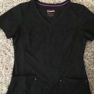 Purple label yoga scrub top